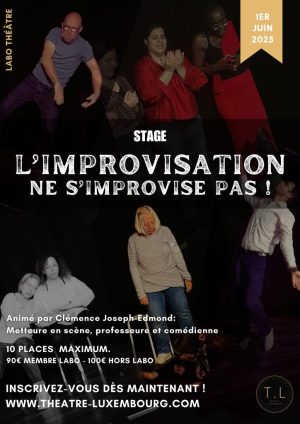 Stage - L'improvisation ne s'improvise pas ! - 1er juin 2025