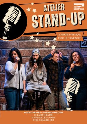 Atelier stand-up - jeudi 19H45 - 21H45