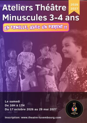 ATELIER Samedi Minuscules 3-4 ans 16H00 - 17H00